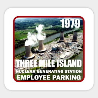 Three Mile Island Parking Permit from 1979 Sticker